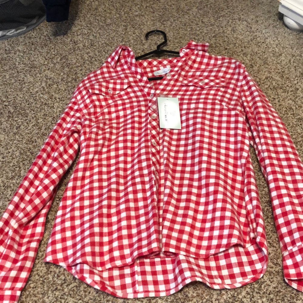 flannel button up